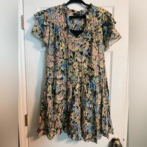 Henly Colorful Floral Mini Dress